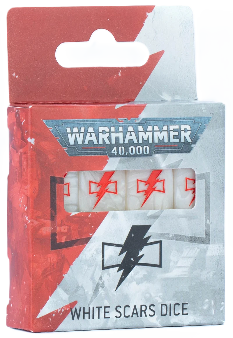 Warhammer: 40K - Dice - White Scars