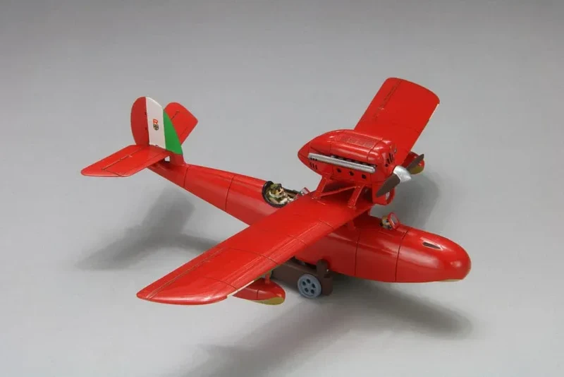 Porco Rosso Modellkit med Figur 1/72 Savoia S.21F Version 2 & Porco