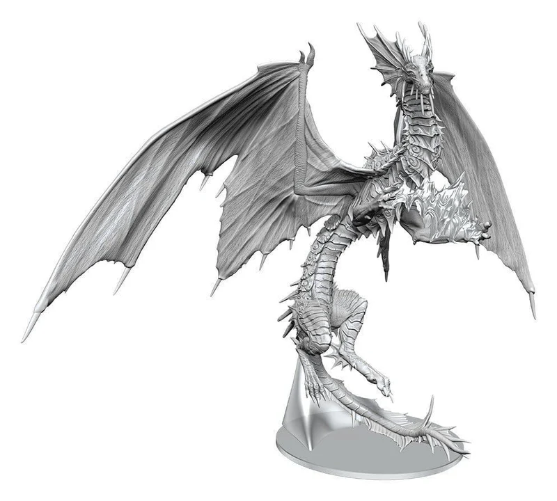 Pathfinder Deep Cuts Omålade Boxad Miniatyr Vuxen Mirage Draken 23 cm