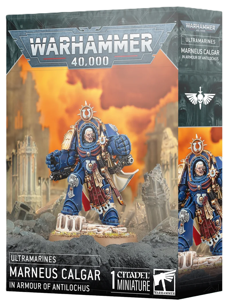 Warhammer: 40K - Ultramarines - Marneus Calgar in Armour of Antilochus
