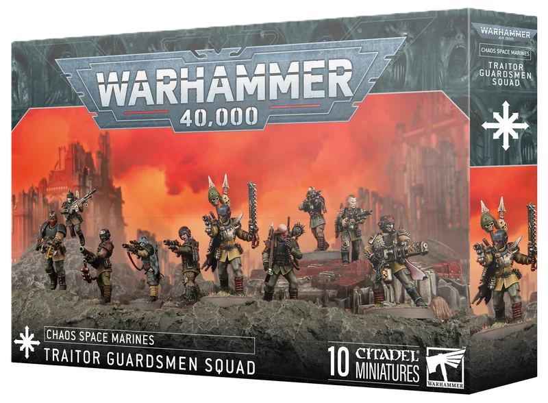 Warhammer: 40K - Chaos Space Marines - Traitor Guardsmen Squad