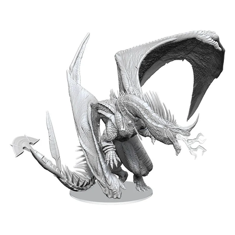 D&D Nolzur's Marvelous Miniatures - Omålade Miniatyrer - Antik Blå Drake 20 cm