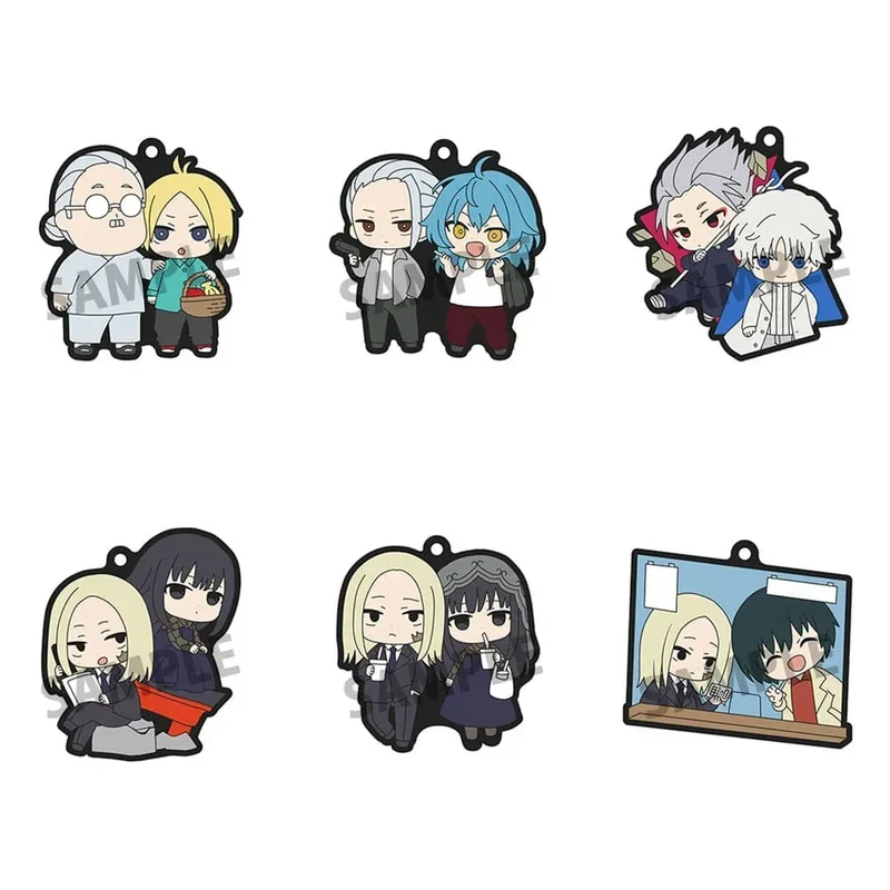 Sakamoto Days Gummikaraktärer Buddycolle Gummicharmar Vol. 2 - 7 cm Assortiment (6)