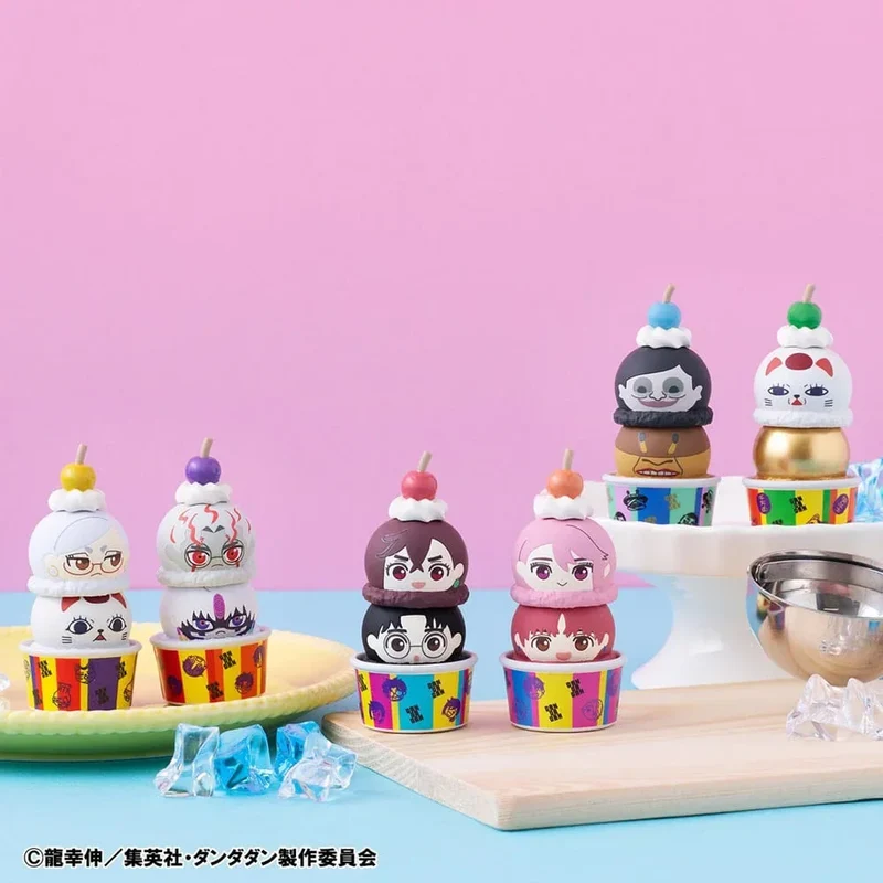 Dandadan Tsumichen Stacking Trading Figure 6-Pack med Gåva