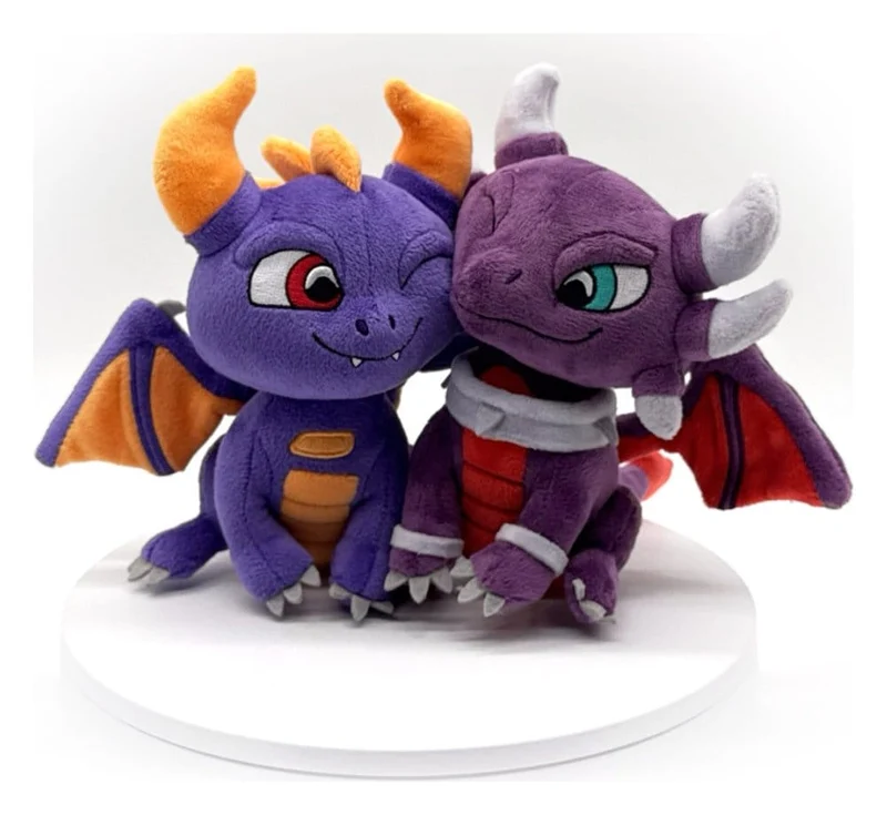 Skylanders gosedjur 2-pack Alla hjärtans dag Spyro och Cynder 15 cm