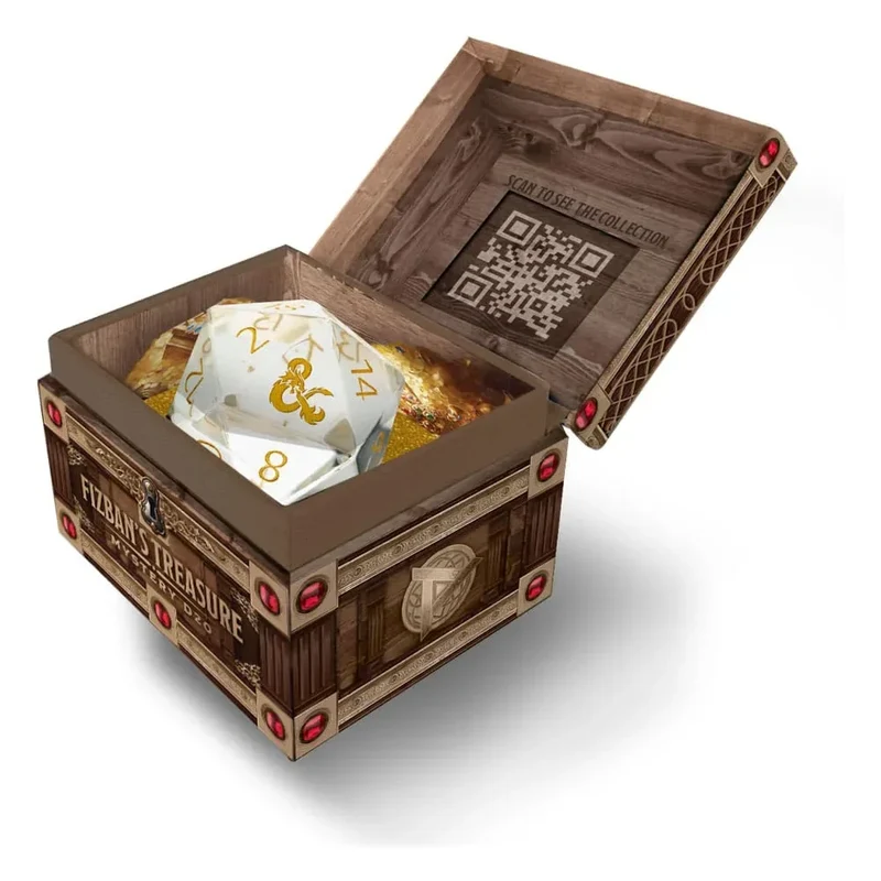 Dungeons & Dragons Blind Mystery Box Dice – Fizban's Treasure d20 25 mm
