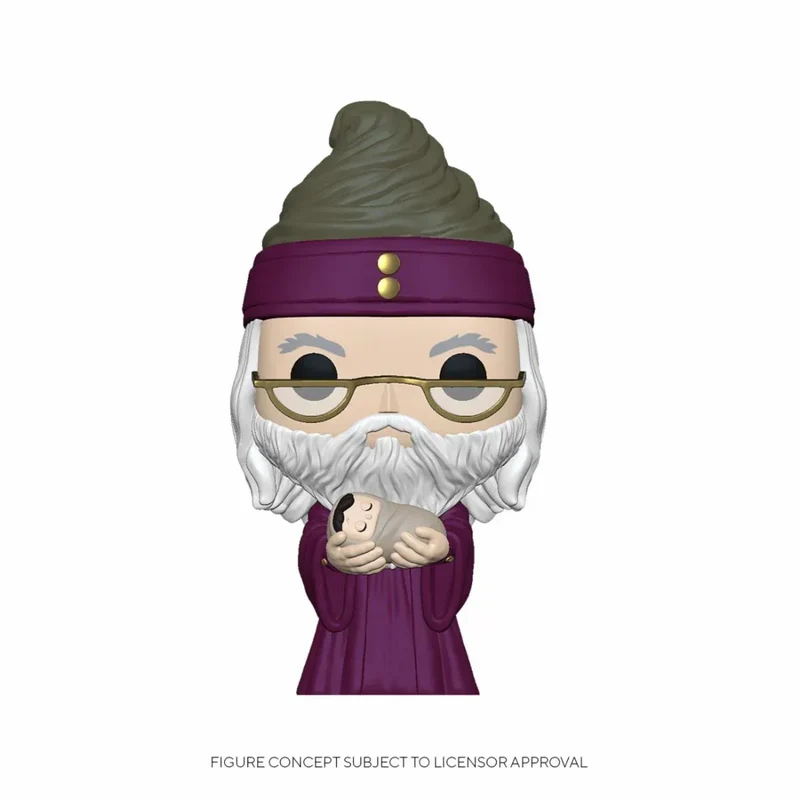 Harry Potter POP! Movies Figur Dumbledore med Baby Harry 9 cm