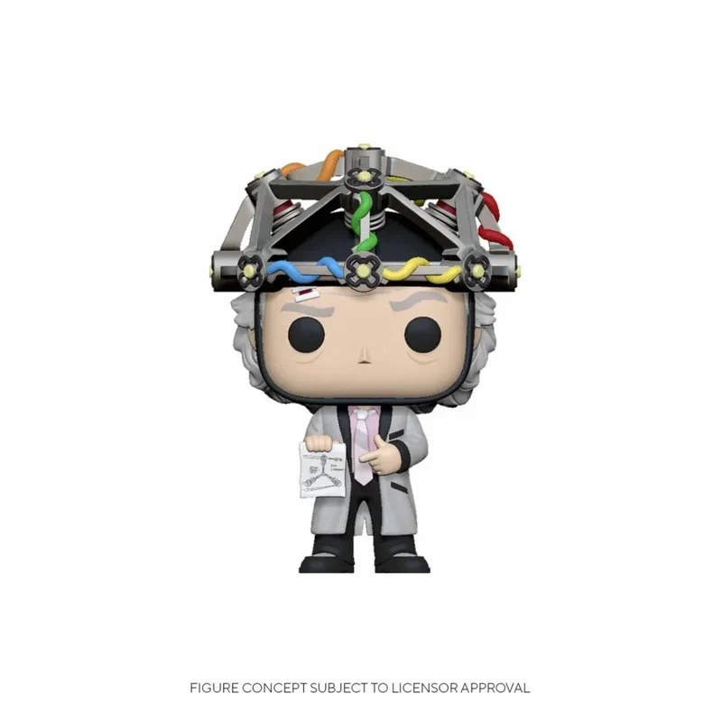 Back to the Future POP! Vinyl Figur Doc med Hjälm 9 cm
