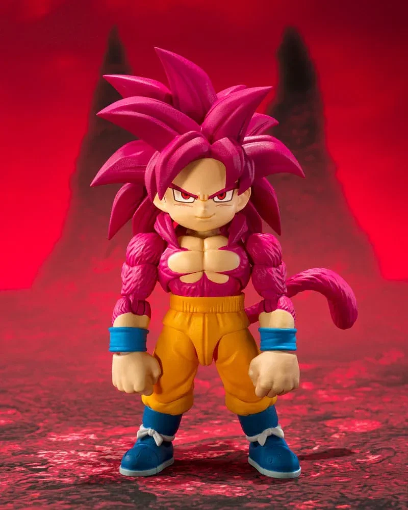 Dragon Ball Daima S.H.Figuarts Action Figur Super Saiyan Level 4 Son Goku (mini) 8 cm