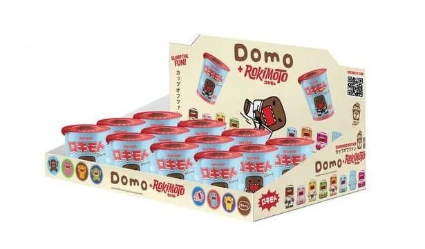 Domo + Rokimoto Blind Box Figurer 5 cm Display (12 stycken)