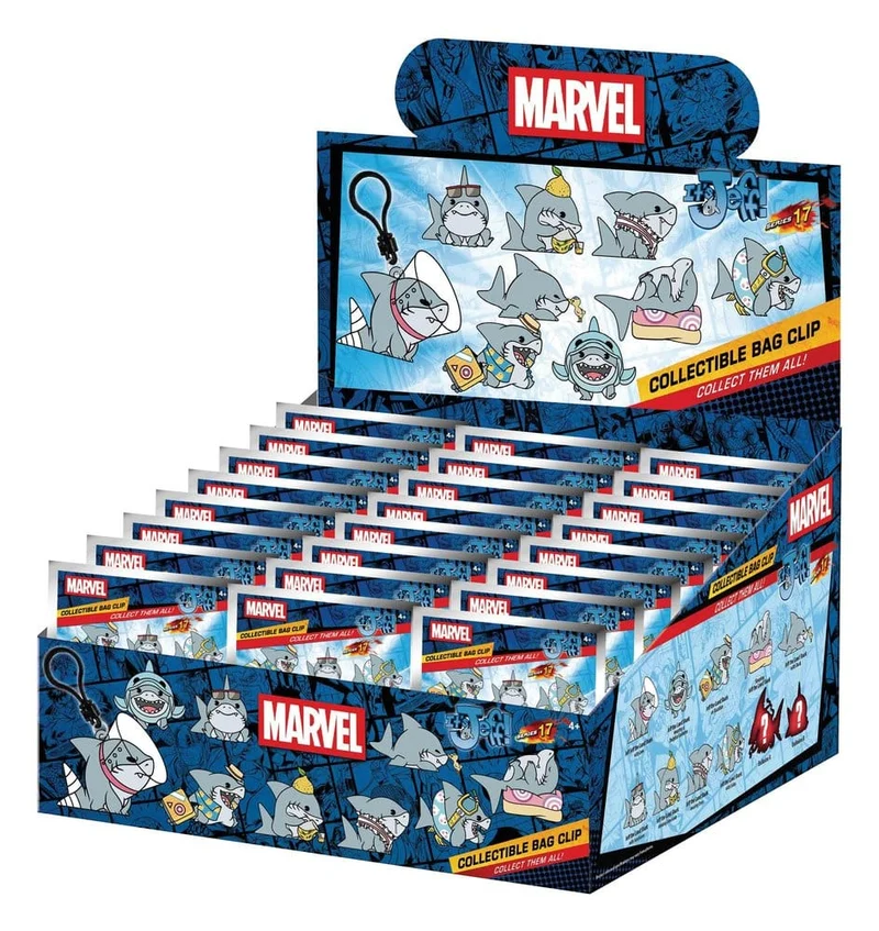 Marvel Rivals 3D Skumväska Clips Jeff the Land Shark Serie 17 Display (24)