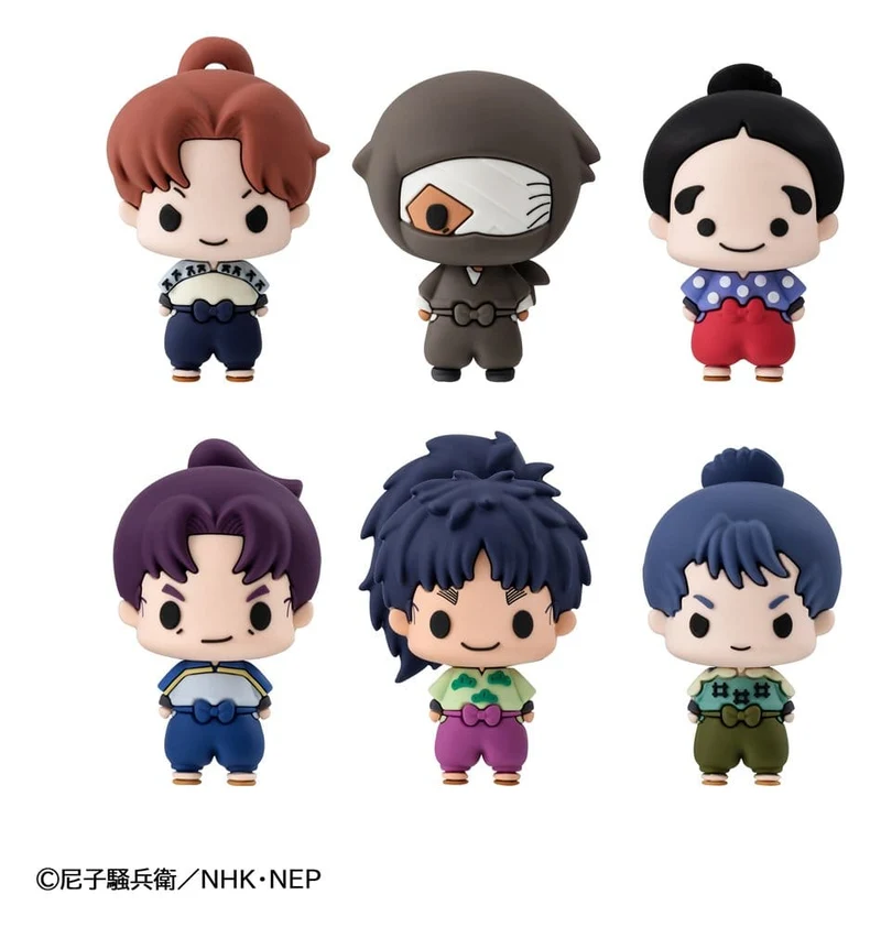 Nintama Rantaro Chokorin Maskotserie Tradingfigur Vol. 1 5 cm Blindbox-urval (6)