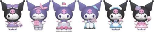 Sanrio Kuromi Party Series Mini Figurer – Kuromi Blind Box Display (12)