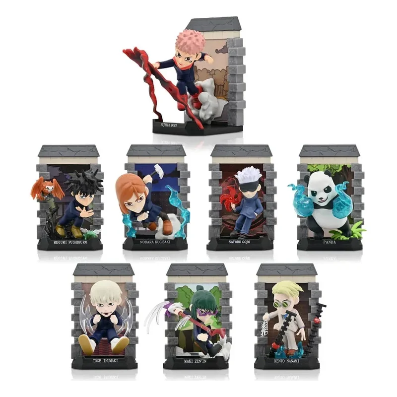 Jujutsu Kaisen Mysteri Kapslar Mini Figurer 10 cm Display (12)