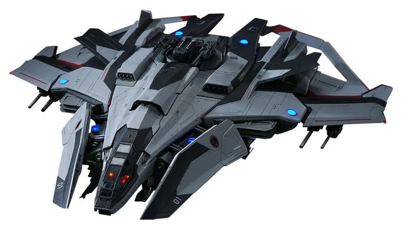 Star Citizen Plastmodell Kit 1/100 Anvil F8C Lightning Förmonterad Modell Ver 25 cm