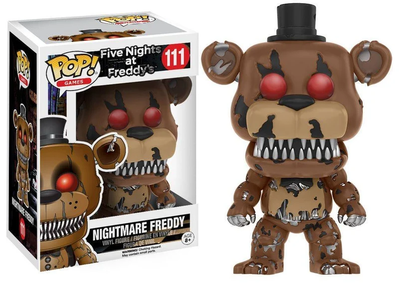 Five Nights at Freddy's POP! Vinyl Figur Nightmare Freddy 9 cm