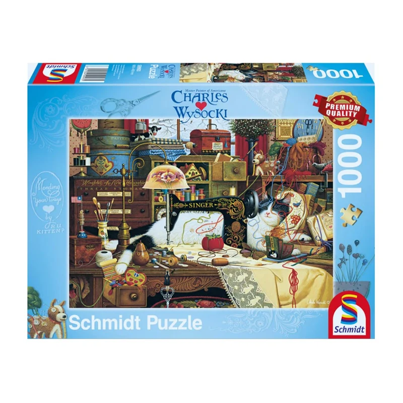 Schmidt - Puzzle - 1000 - Charles Wysocki: Maggie The Messmaker