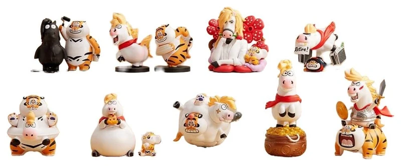 Alexander The Fat Tiger Blind Box Minifigurer The Real Crazy Horse Display (8)