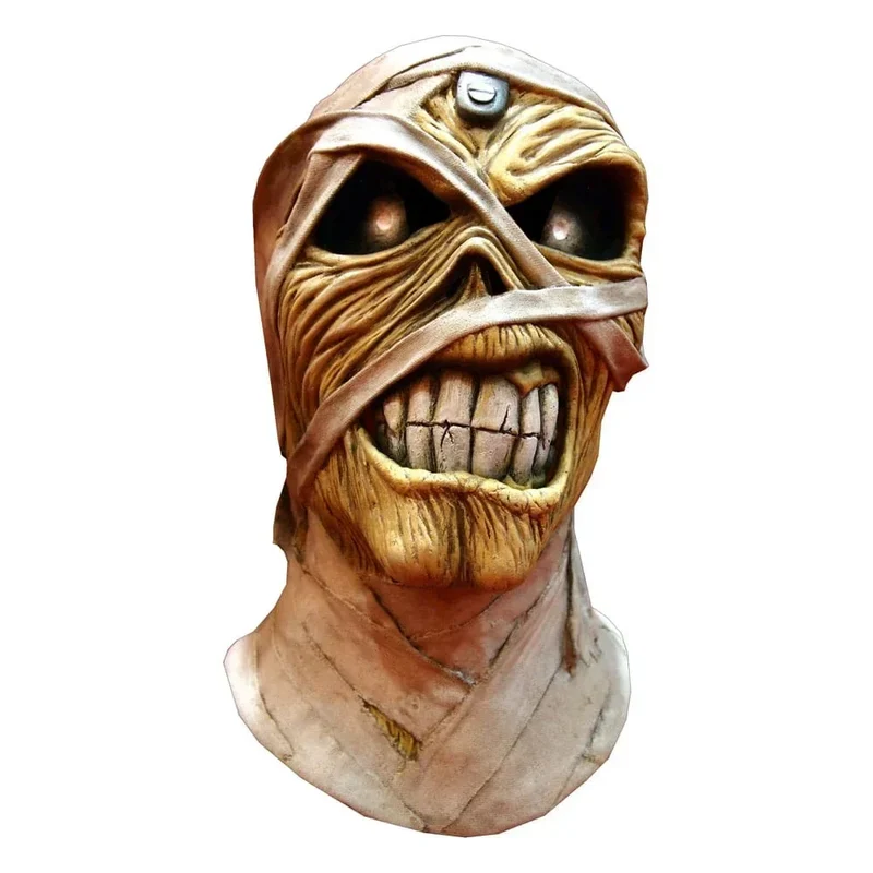 Iron Maiden Latex Mask Powerslave Mummy - Officiell Merchandise