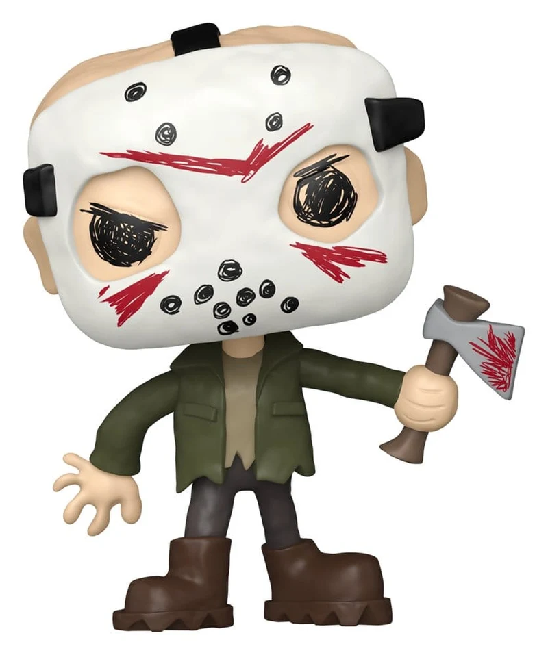 Fredag den 13:e POP! Filmer Figur Doodles - Jason 9 cm