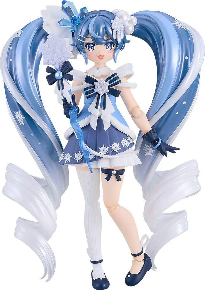 Character Vocal Series 01: Hatsune Miku Figma Action Figur Snow Miku: Crystal Snow Ver. 13 cm