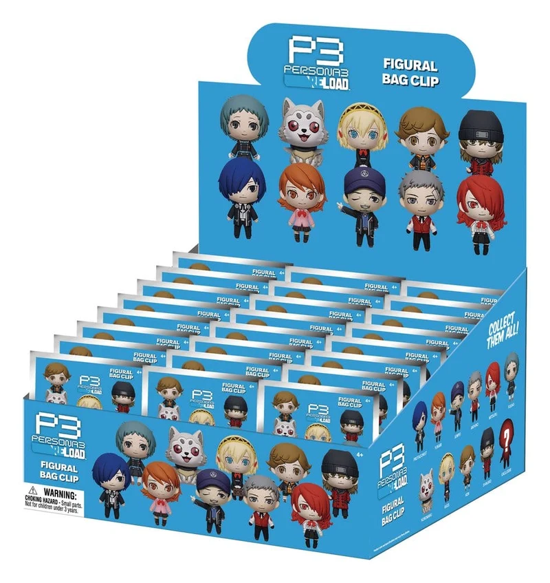 Persona 3 3D Foam Bag Clip Series 1 Display (24)