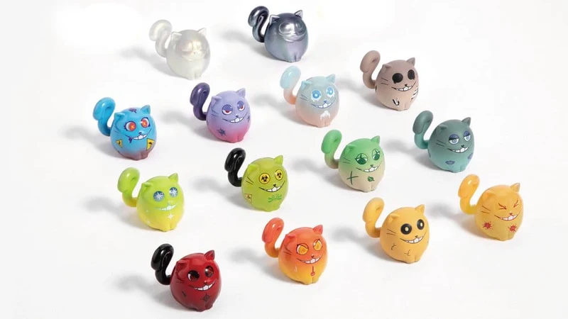 Doomsday cat minifigurer överraskningslåda assorterad (12)