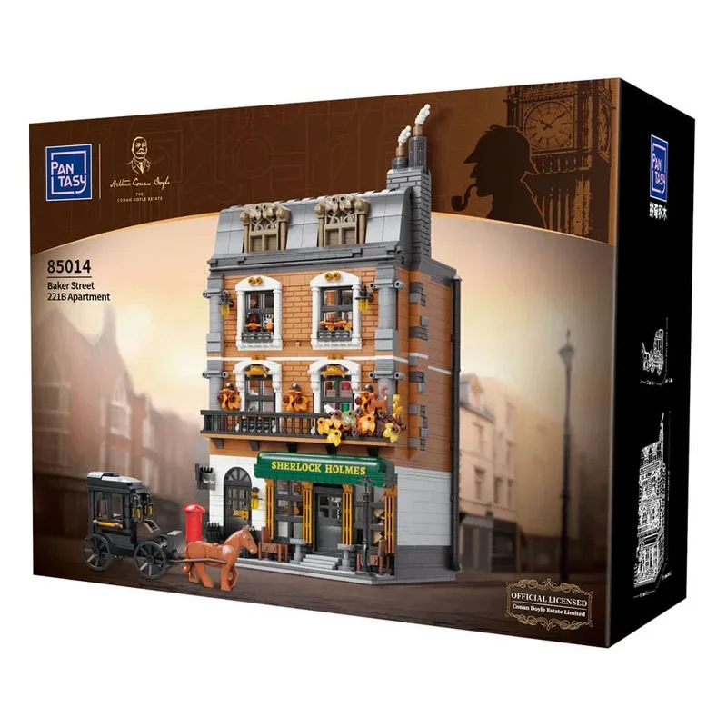 Sherlock Holmes Byggsats Baker Street 221B Lägenhet 42 cm