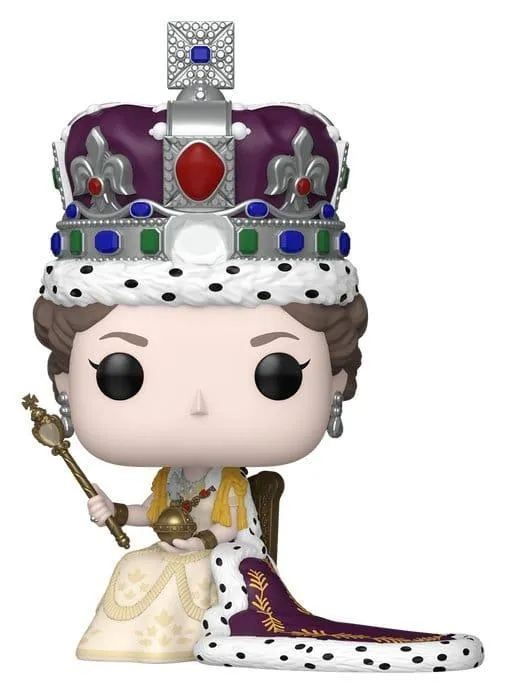 Drottning Elizabeth II POP! Premium Figur 100-års jubileum - Drottning Elizabeth II (Kröning) 9 cm