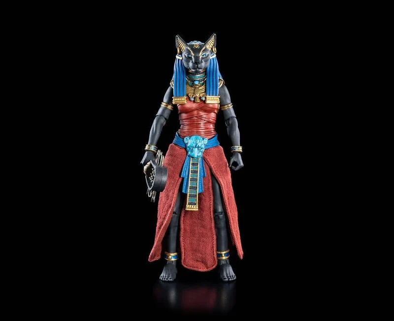 Figura Obscura Actionfigur Bastet Svart & Röd