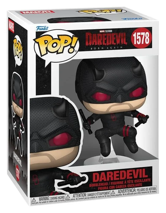 Daredevil: Born Again POP! Marvel Figur Daredevil (Svart Dräkt) 9 cm