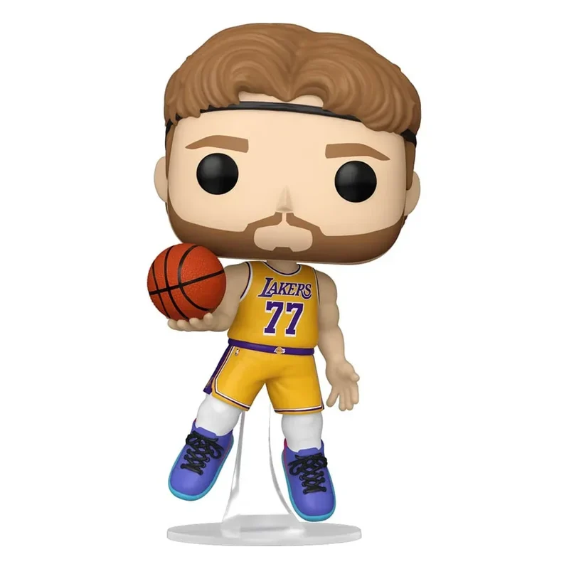 NBA POP! Basketboll Figur Los Angeles Lakers: Luka Doncic (2025 Icon Edition Uniform) 9 cm
