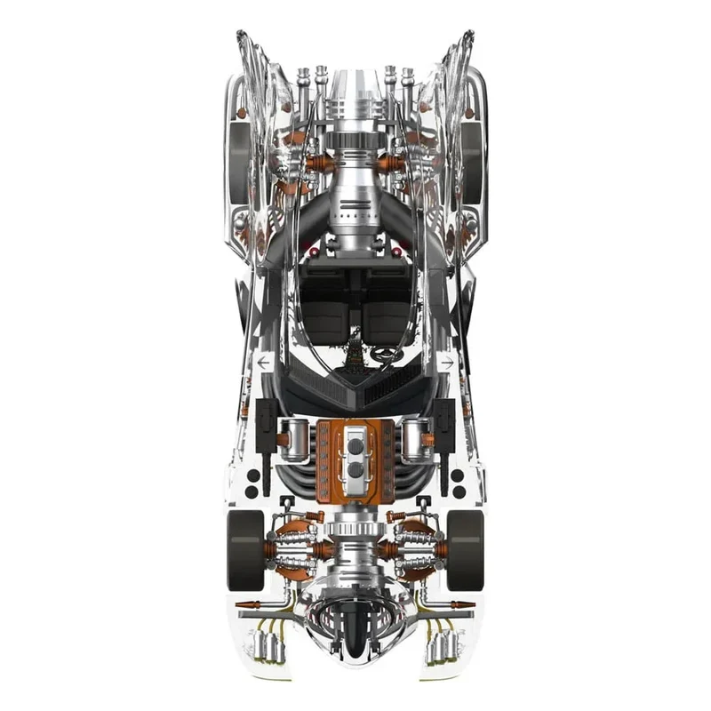 Batman 1989 Super Cyborg Kjøretøy Batmobile 1989 (Clear) 35 cm