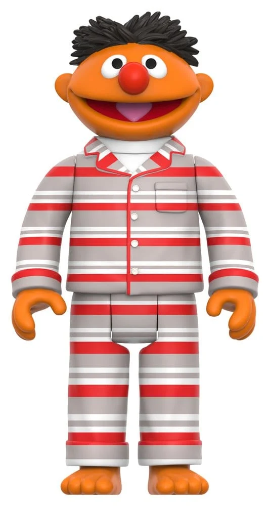 Sesame Street ReAction Action Figur Wave 06 Ernie (PJs) 10 cm