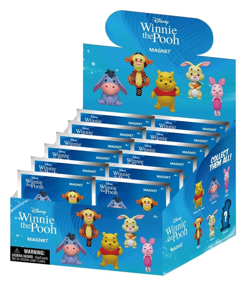 Winnie the Pooh Magneter blindpack Serie 1 Display (12)