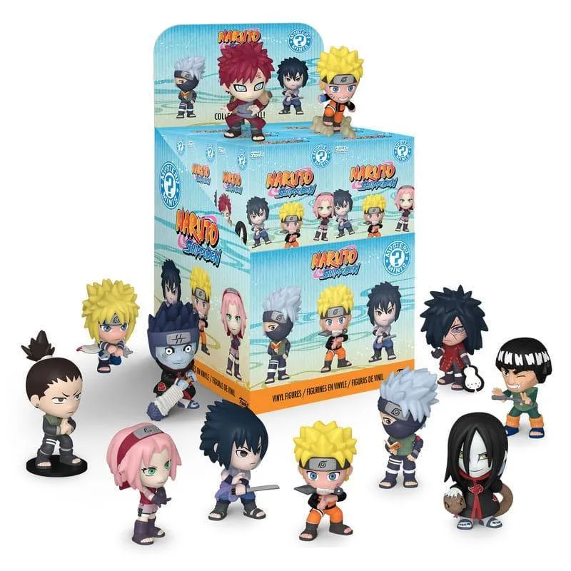 Naruto Shippuden Mystery Mini Actionfigurer 5 cm Display (12 stycken)