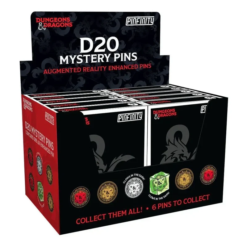 Dungeons & Dragons Pins Blind Box – D20 Pins Assortment (10 st)