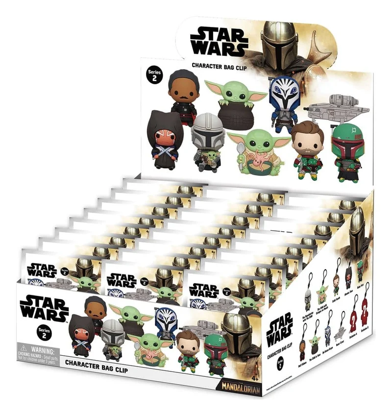 Star Wars Mandalorian 3D Skumväskklipp Serie 2 Display (24)