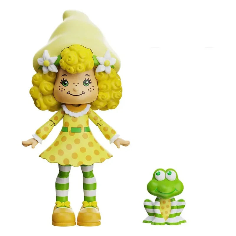 Strawberry Shortcake Actionfigur med Lemon Meringue och Frappe Frog