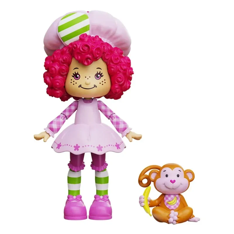 Strawberry Shortcake Simply Action Figur Raspberry Tart & Rhubarb Monkey