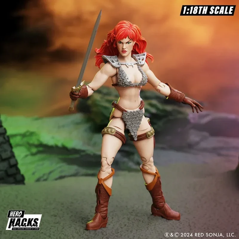Red Sonja Hero H.A.C.K.S. Action Figur Red Sonja
