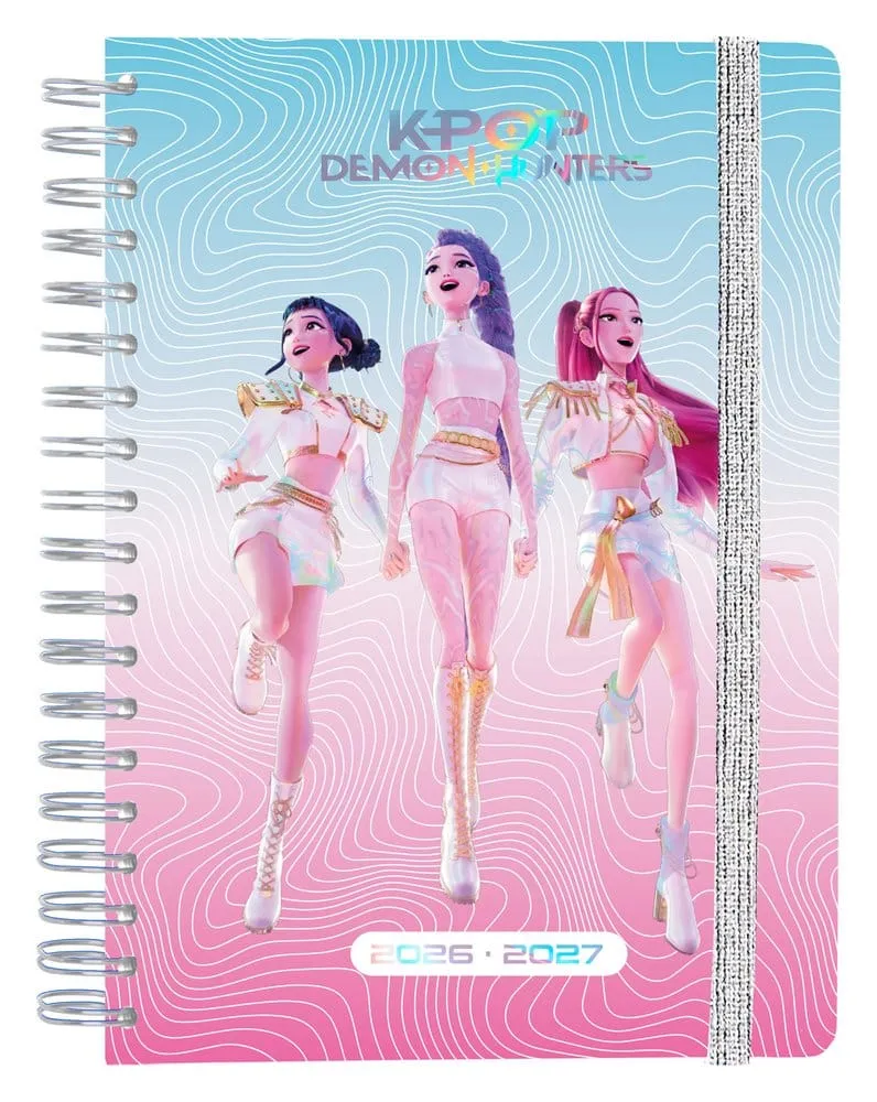 KPop Demon Hunters Skola Dagbok veckoplanerare 2026/2027 A5