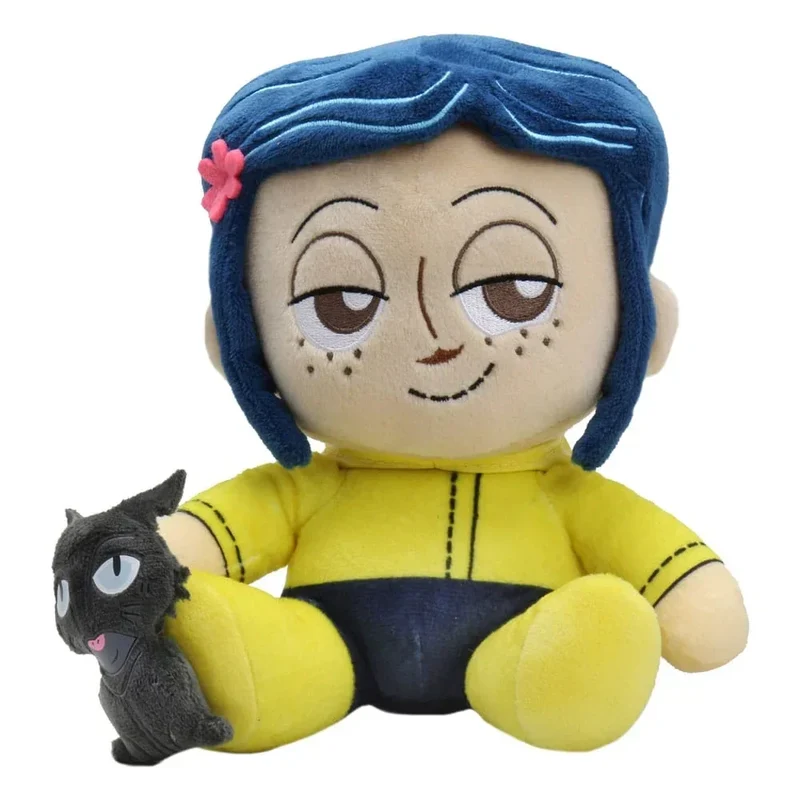 Coraline Phunny gosedjur Coraline and the Cat 20 cm