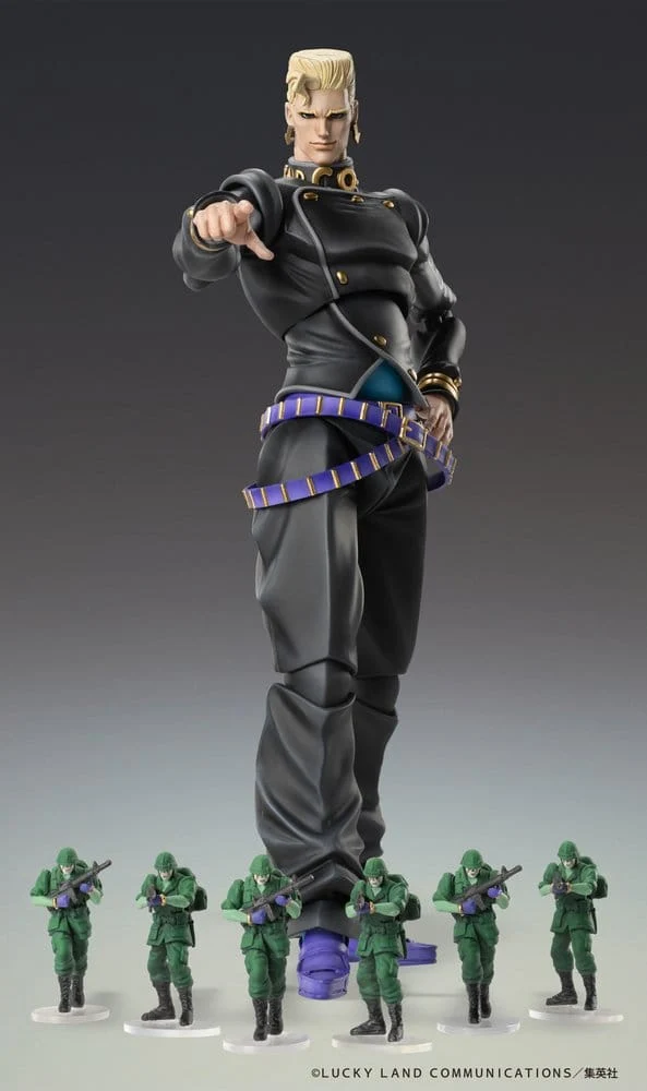JoJo’s Bizarre Adventure: Diamond Is Unbreakable – ledad samlarfigur Chozokado Keicho Nijimura & Bad Company 17 cm