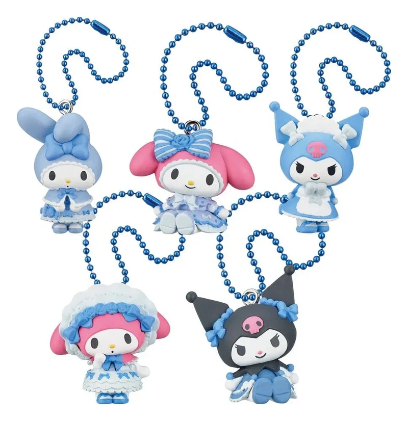 Sanrio Twinchees Mini Figurer My Melody x Kuromi Sweet Lolita 5 cm Blind Pack Display (24)