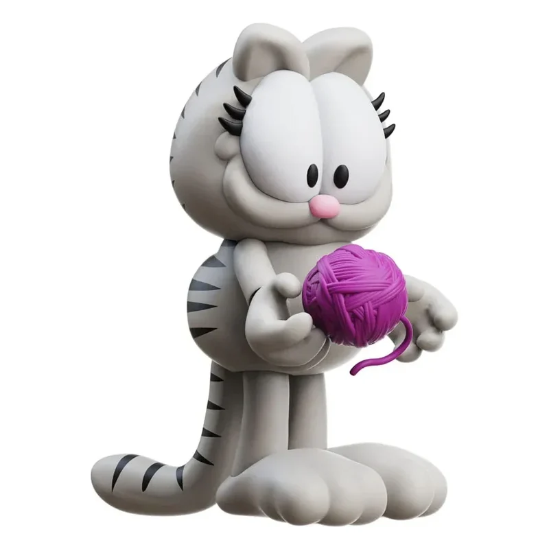 Garfield Action Figur Nermal 10 cm - Söt och Samlarvänlig