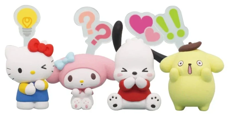 Sanrio Twinchees Mini Figurer Hello Kitty & Vänner Pikon Mind 5 cm Blindpack Display (24)