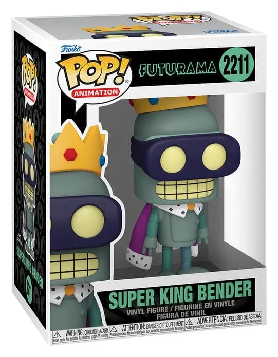 Futurama Pop! Animation Figur Super King Bender 9 cm