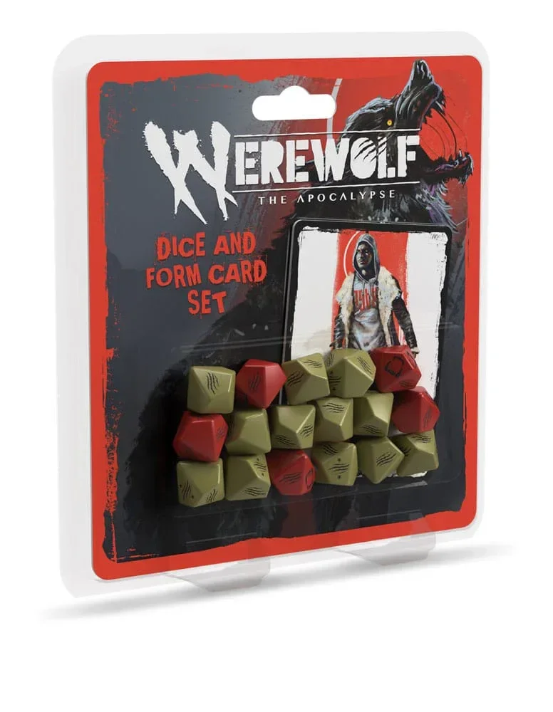 Werewolf: The Apocalypse 5th Edition RPG Tärningar och Formkortset