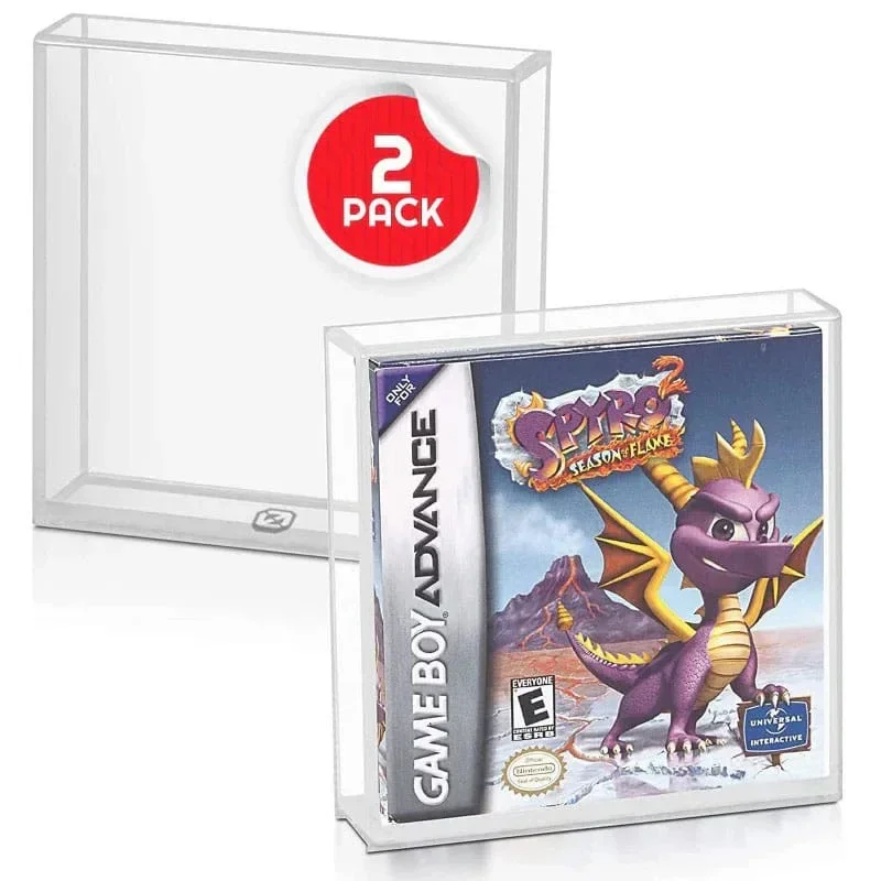 Akrylbox 2-Pack för Gameboy/Gameboy Advance Spel